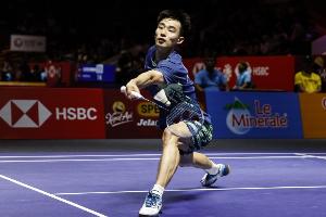 中国香港羽毛球公开赛：王正行0-2不敌周天成，止步男单首轮