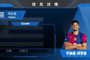 球员集锦：伤病隐患大！健康的阿劳霍仍具备一战之力